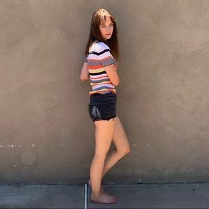 Elodie Colorful Striped Shirt